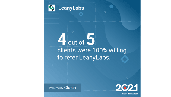 LeanyLabs' Clutch Year In Review for 2021