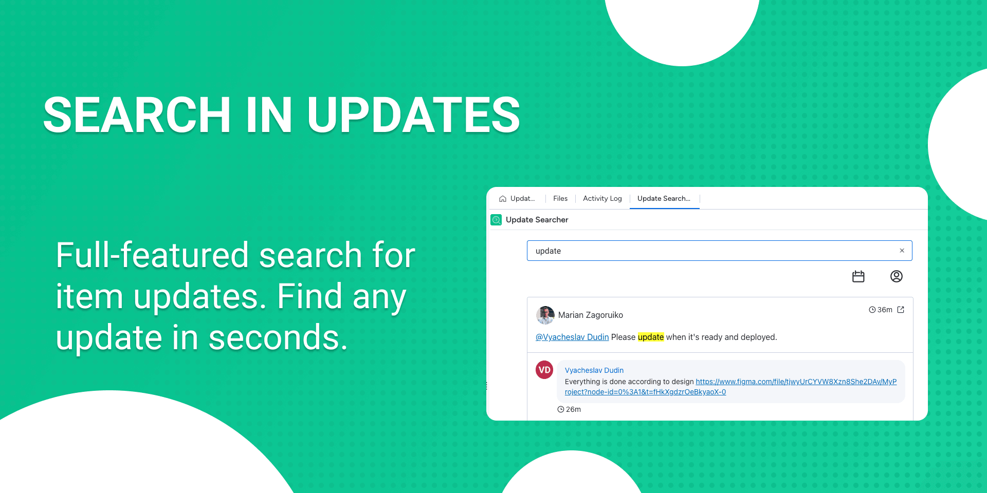 Search In Updates